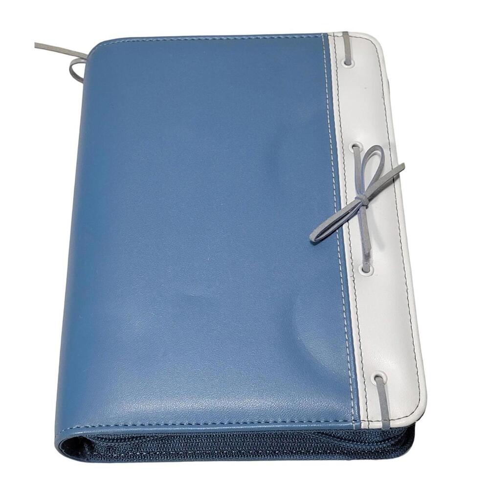 Franklin Covey 365 Monthly Weekly Organizer Planner Blue 6 Ring 8.5"x6.5"